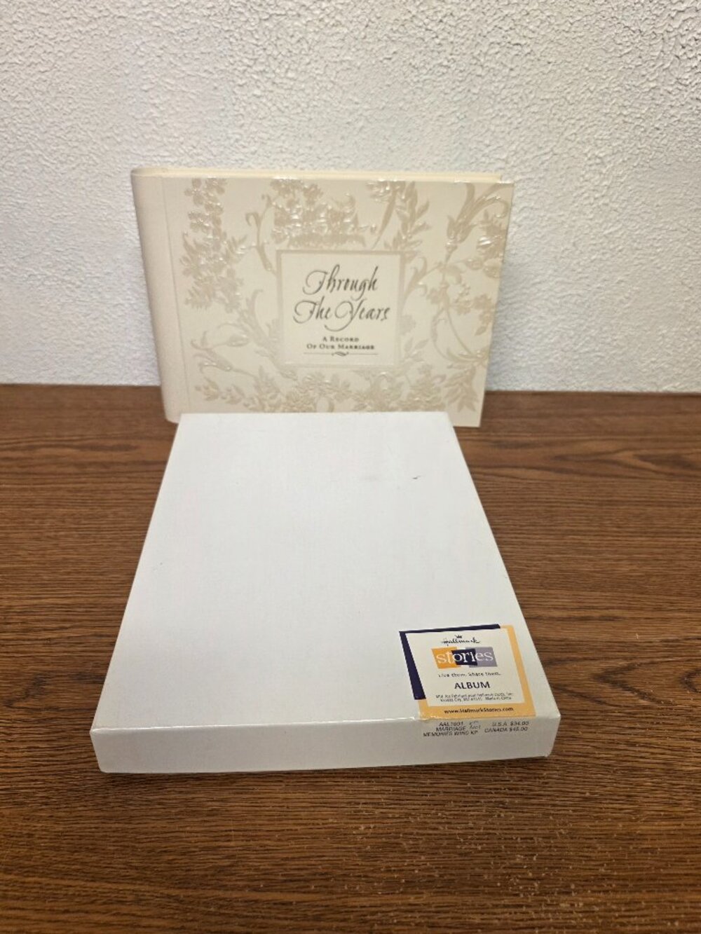 Photo Album - Through the Years - A Record of Our Marriage 11" x 8 1/4"